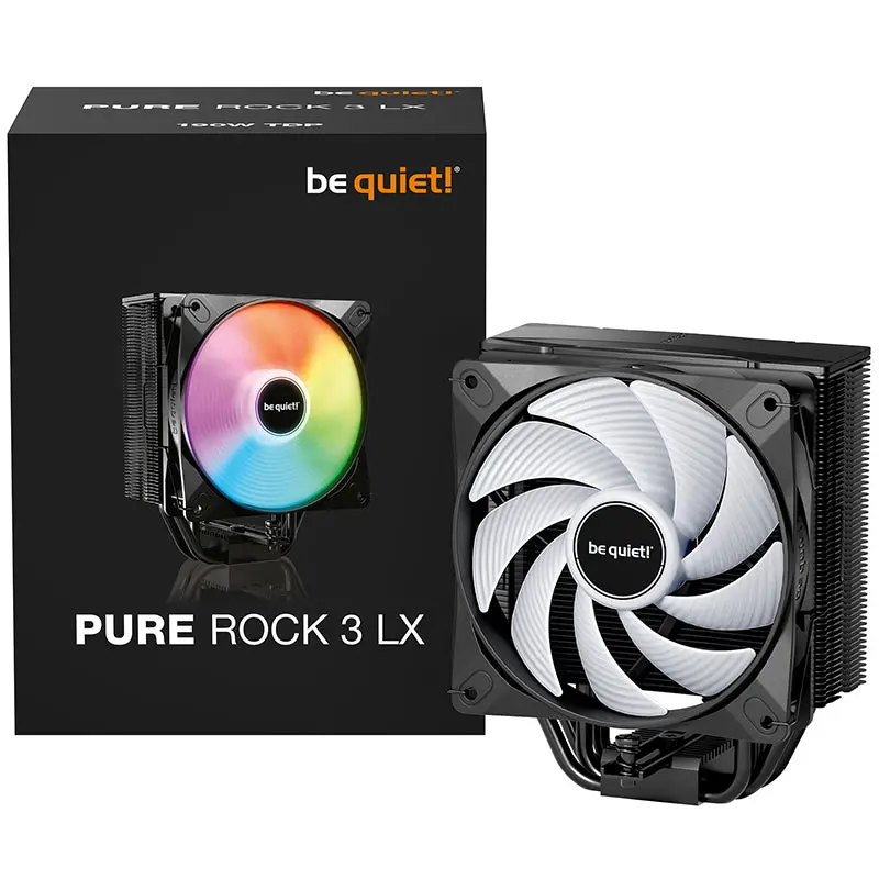 Be Quiet! Pure Rock 3 Lx Rgb Cpu Cooler (Bk040) 1