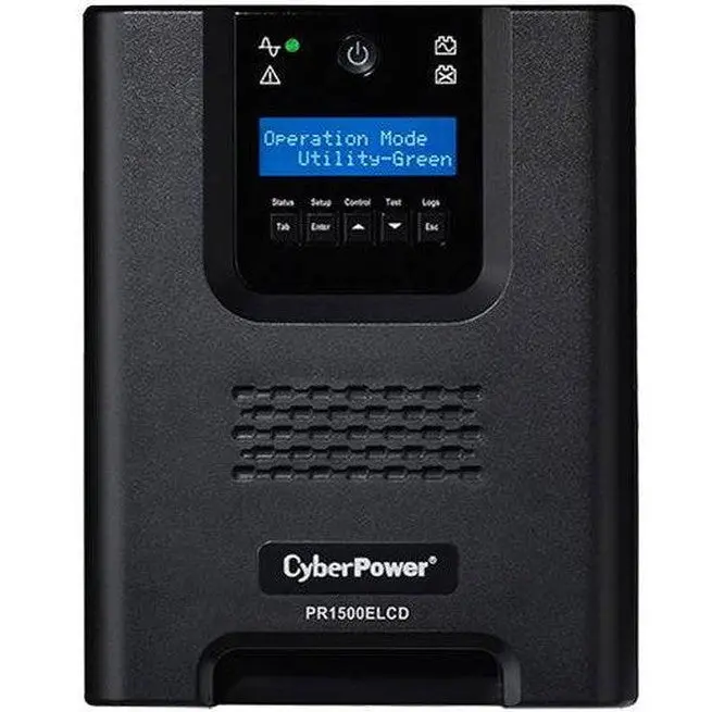 Cyberpower Pr1500elcd Pro Tower Smart App Ups System 1500Va/1350W Uninterruptible Power Supply 1