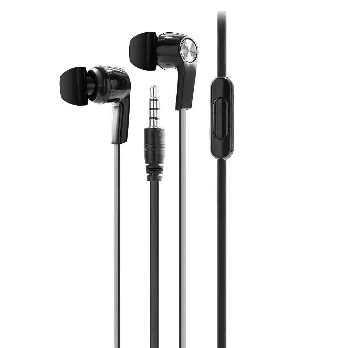 Laser Wired In-Ear Earphones (Black) 1