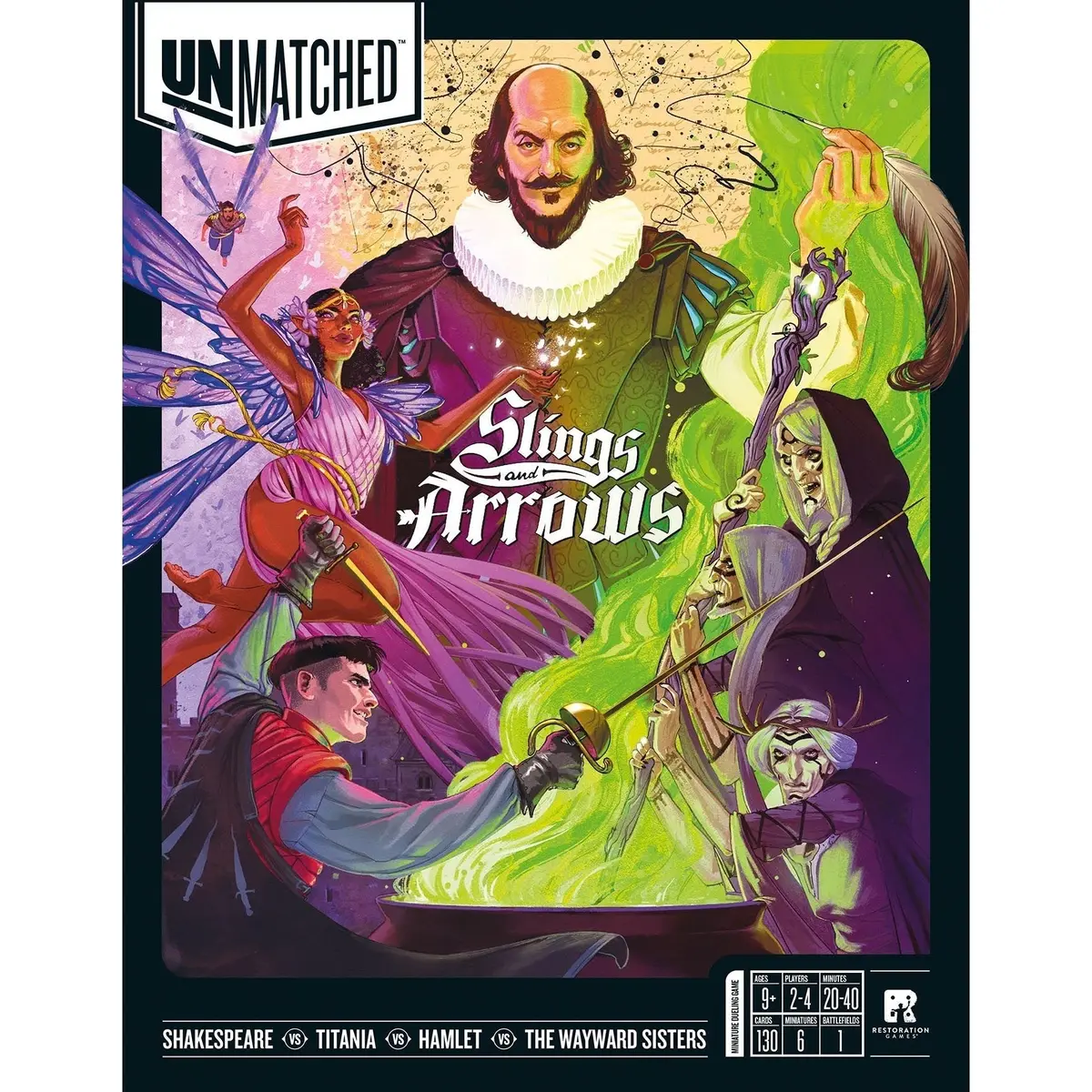 Iello Unmatched Slings And Arrows Game 1