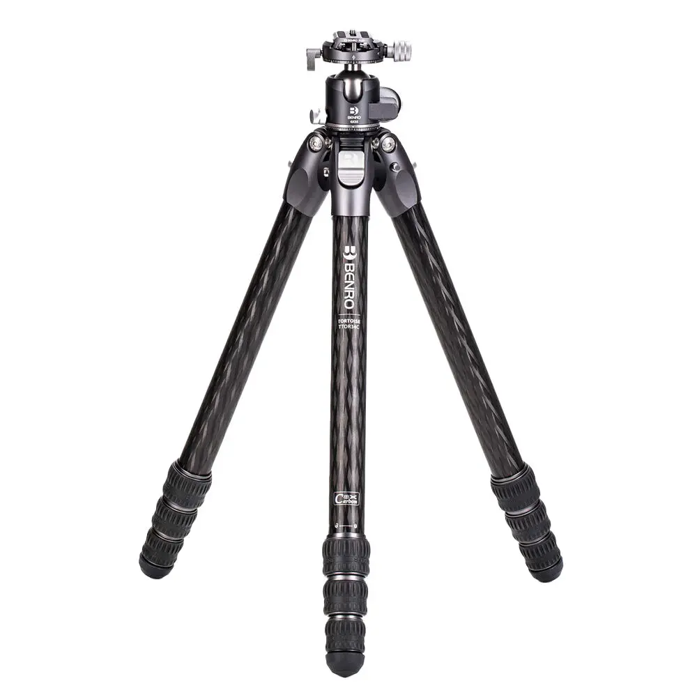 Benro Tortoise 34C Carbon Fibre 4 Section Photo Tripod Gx35 Ball Head 1