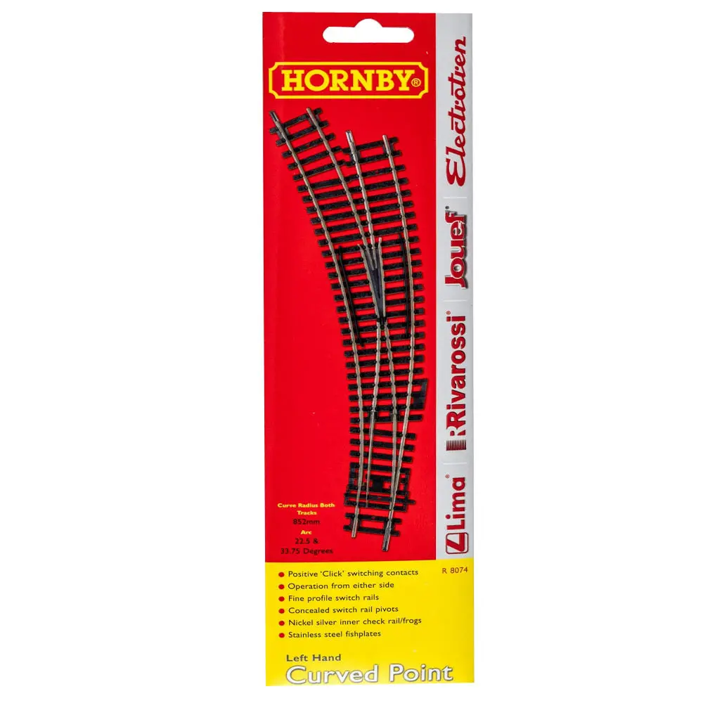 Hornby Oo L/H Curved Point Crossing 2