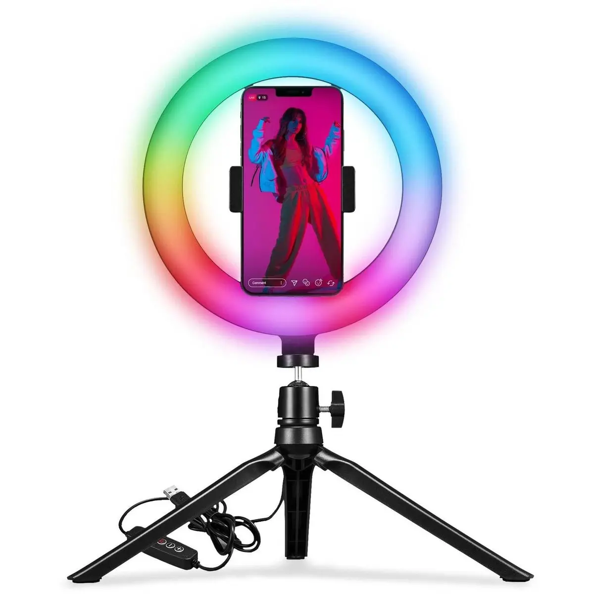 Celly Rgb 8" Ring Light 1