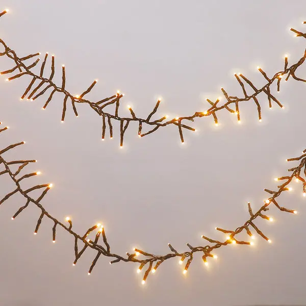 Lexi Lighting 500 Led Connectable Cluster Christmas Lights Warm White 2