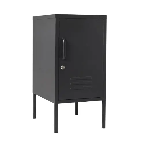 Desky Oslo Metal Locker Cabinet - Dark Grey / Right Opening 1