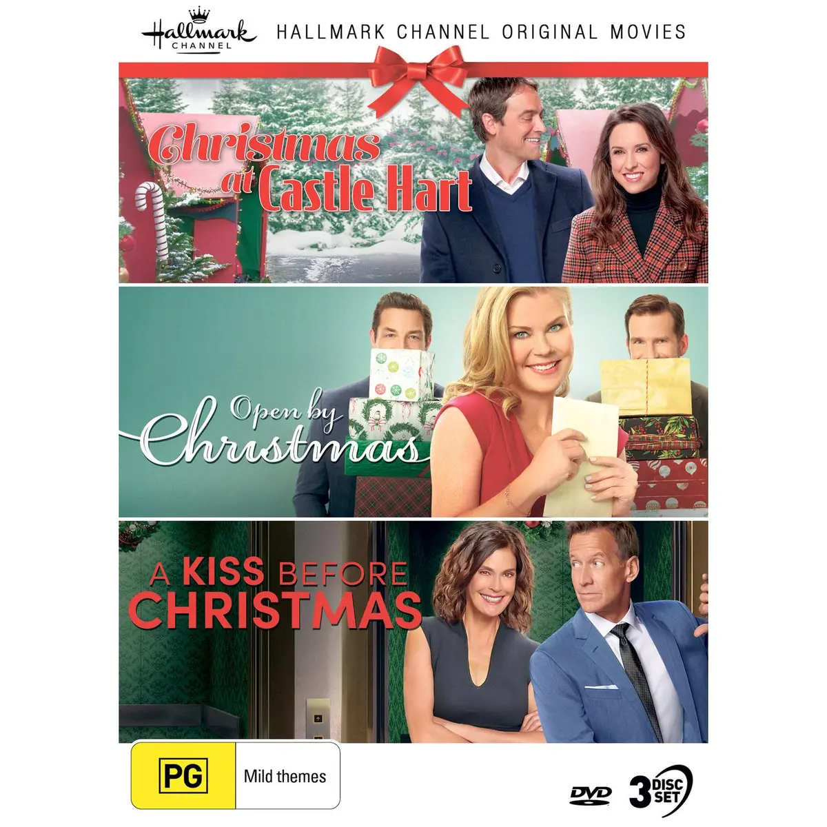 Hallmark Christmas Collection 25 (Christmas At Castle Hart/Open By Christmas/A Kiss Before Christmas) 1