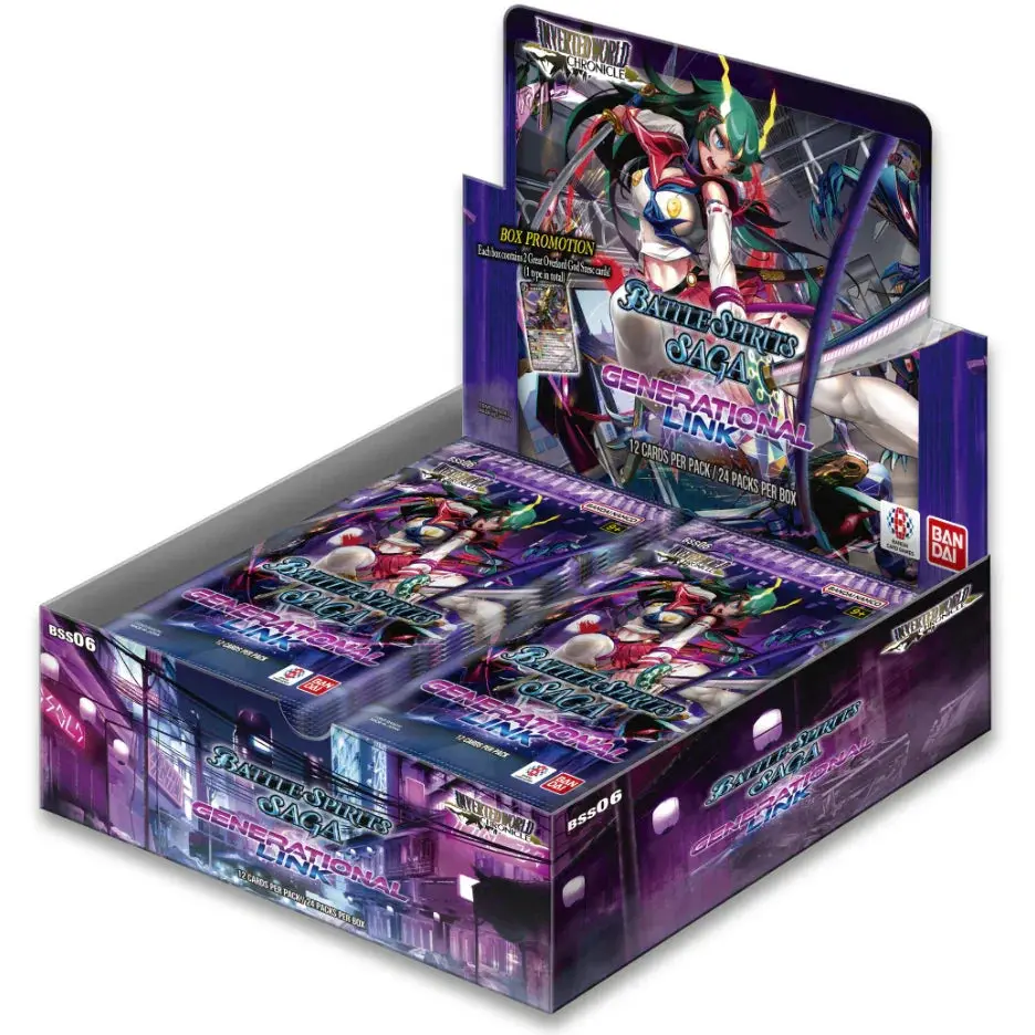 Battle Spirits Saga: Inverted World Chronicle Generational Link: Booster Box [Bss06] Trading Cards 1