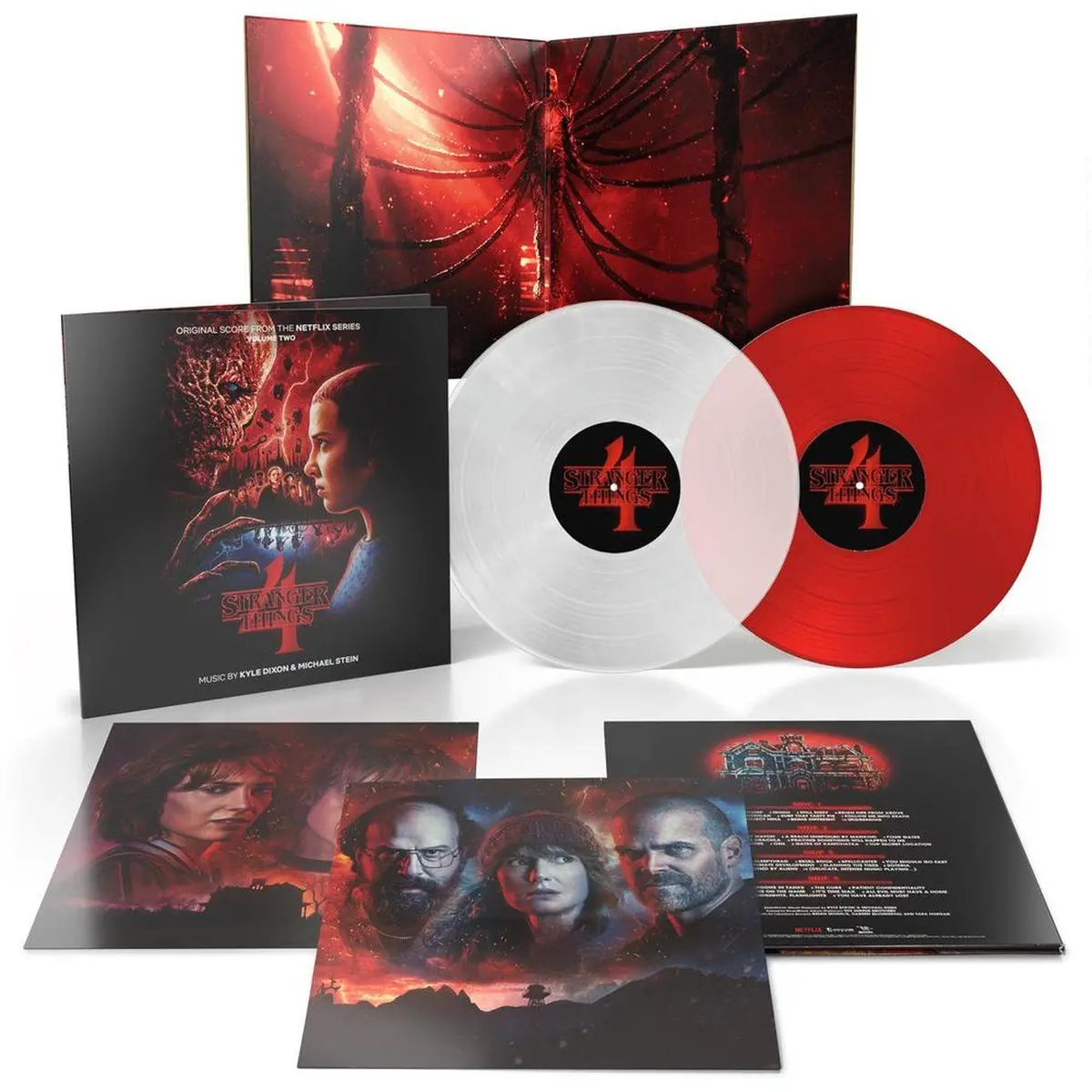 Stranger Things 4: Volume 2 (Original Score From The Netflix Series) (Red / Clear Vinyl) 1