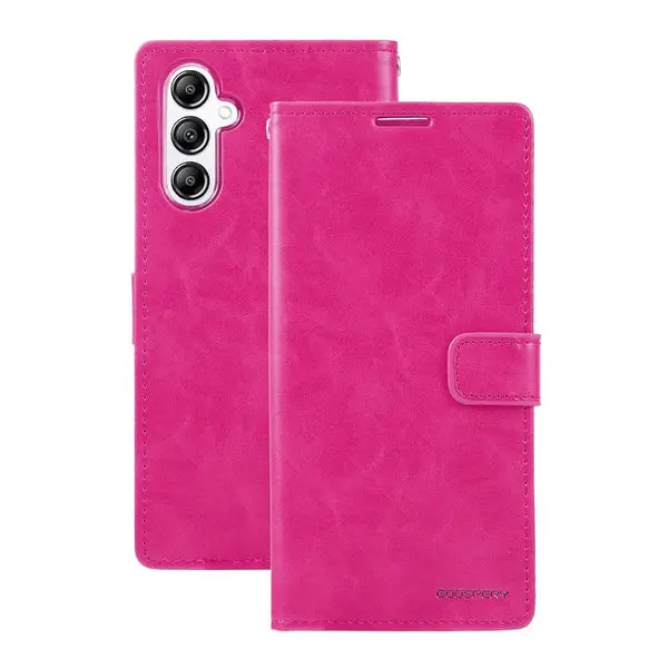 Goospery Bluemoon Diary For Galaxy A56 - Hot Pink 1