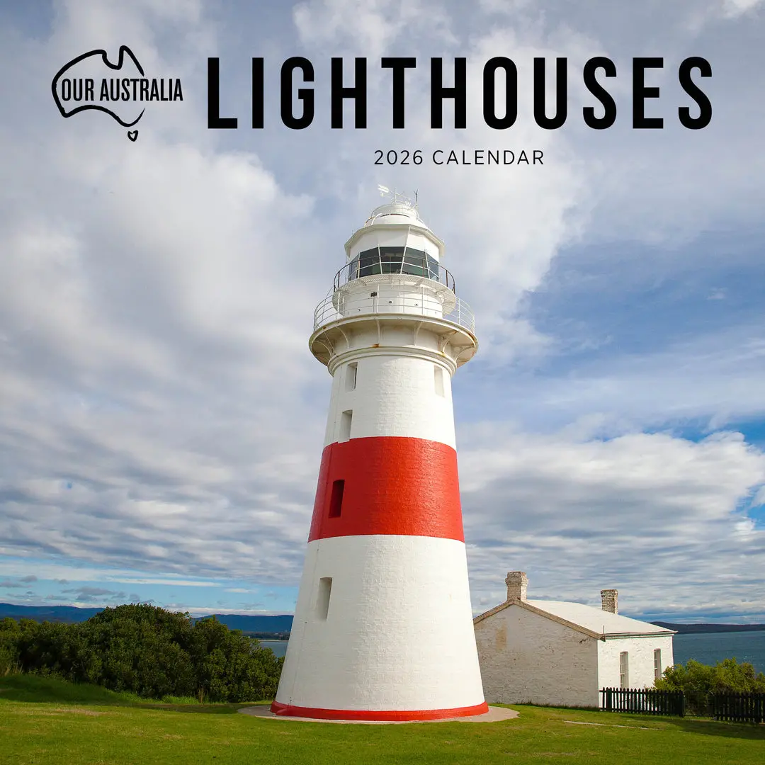 Paper Pocket Our Australia Lighthouses 2026 Calendar 1