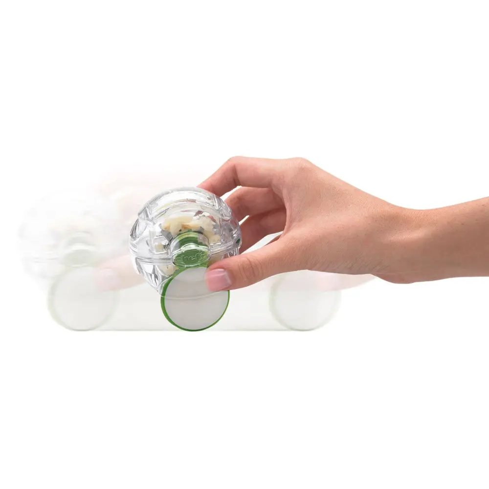 Chef'n Vibe Round 7Cm Garlic Chopper Roller (Clear) 2