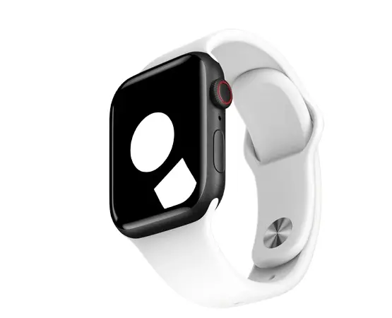 Hoco Apple Watch Sport Band For Series 42 / 44 / 45 / 46 / 49 Mm (White) 1