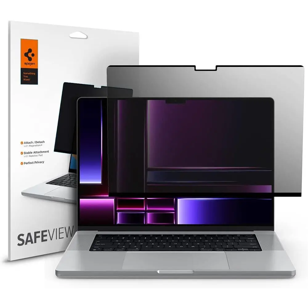 Spigen Macbook Pro 16" Safe View Screen Protector 1Pc (Clear) 1