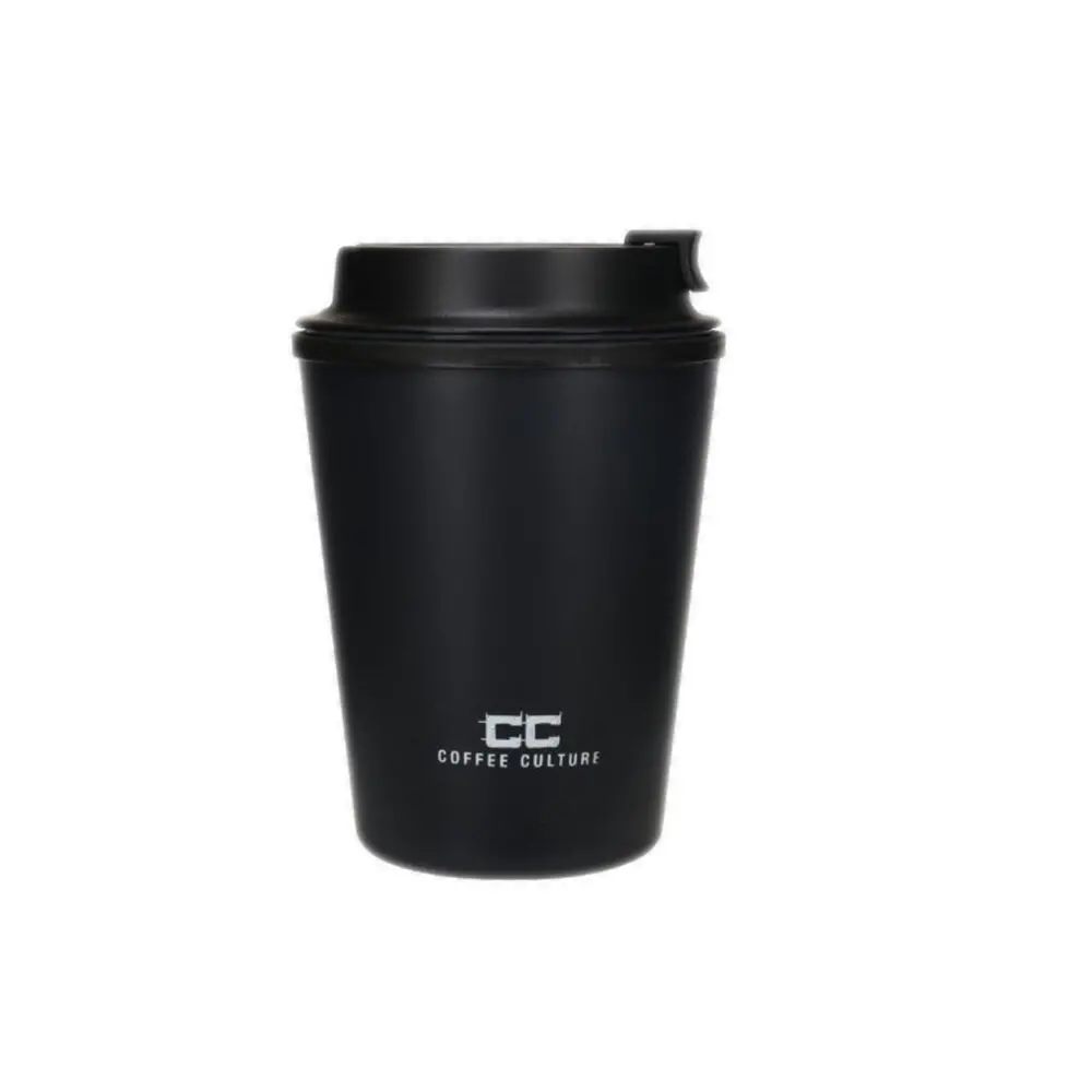 Coffee Culture Eco Double Wall 350Ml Reusable Travel Cup (Onyx Black) 1