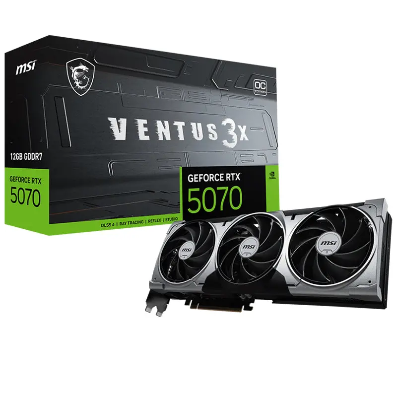 Msi Geforce Rtx 5070 Ventus 3X Oc 12G Graphics Card 1