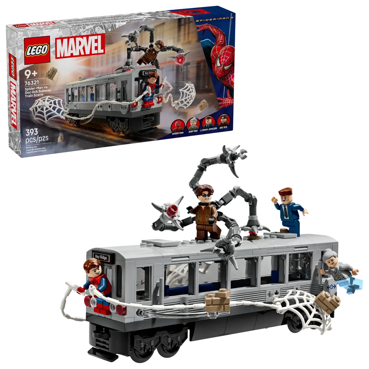 Lego Marvel Spiderman Vs. Doc Ock Subway Train Scene 1