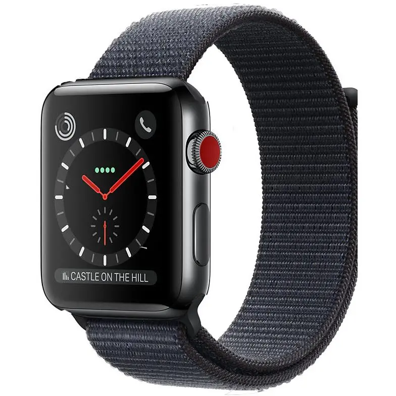 Apple Watch Series 3 42Mm Space Black Stainless Steel Case Gps + Cellular [~Refurbished] 1
