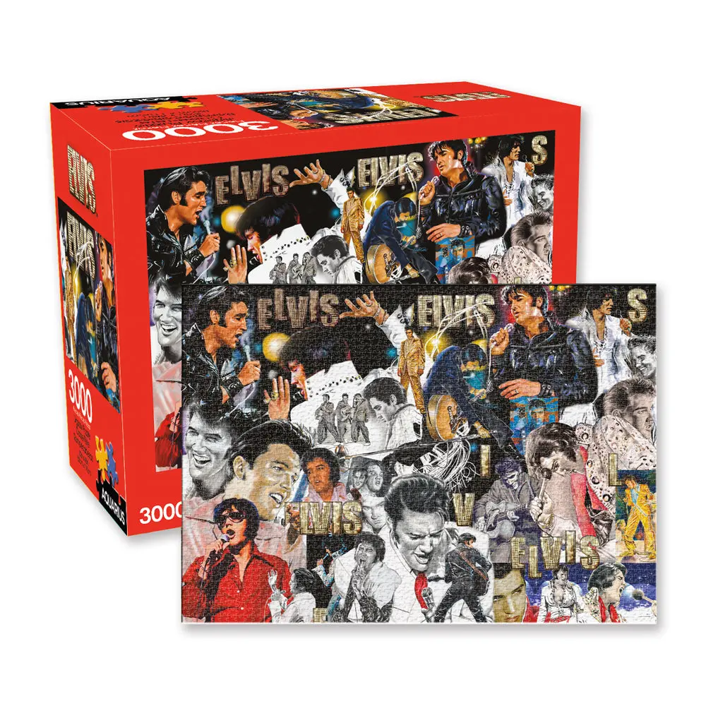 Aquarius 3000Pc 82X115cm Elvis Collage Jigsaw Puzzle 1