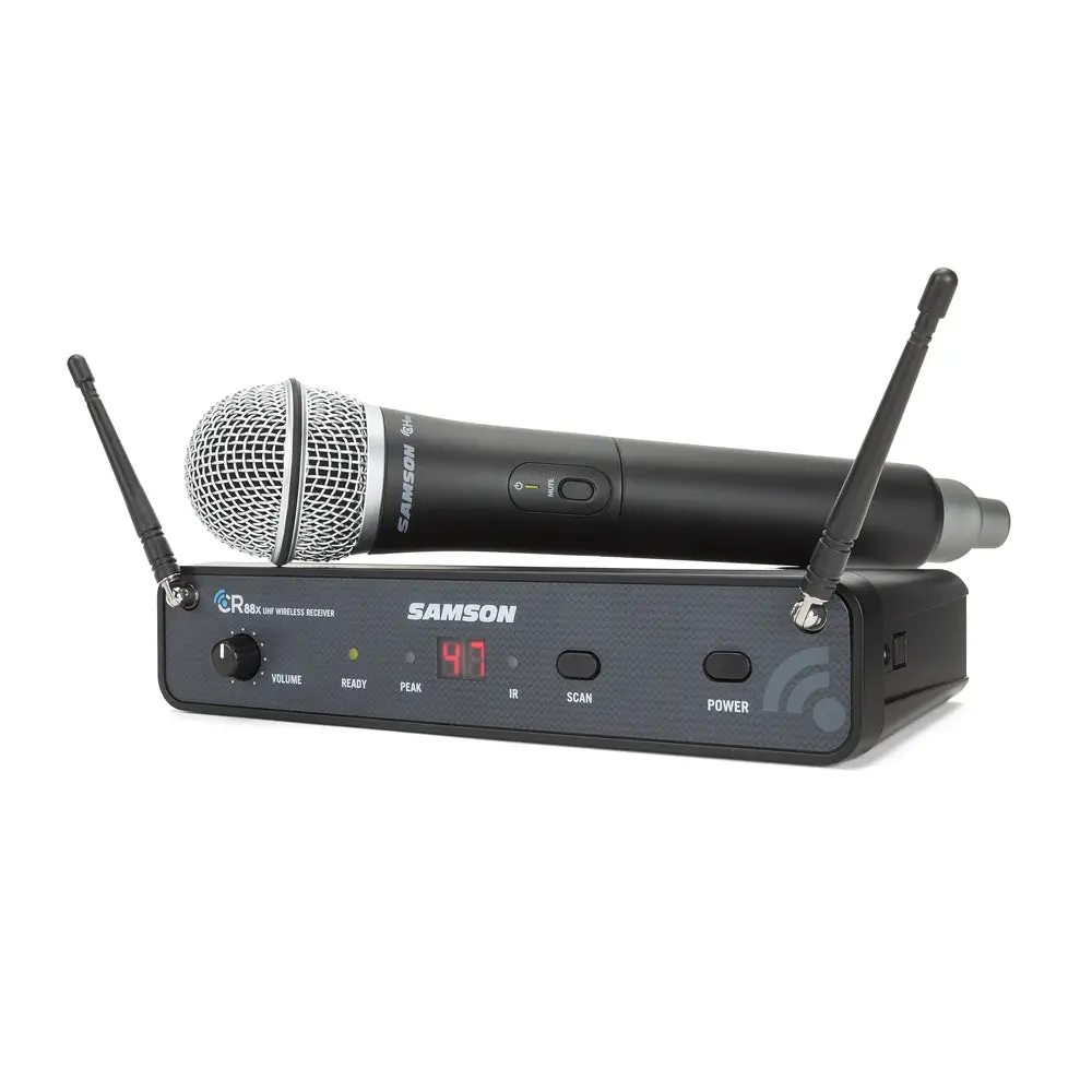 Samson Concert 88X Mic/Microphone Uhf Wireless/Handheld System 1