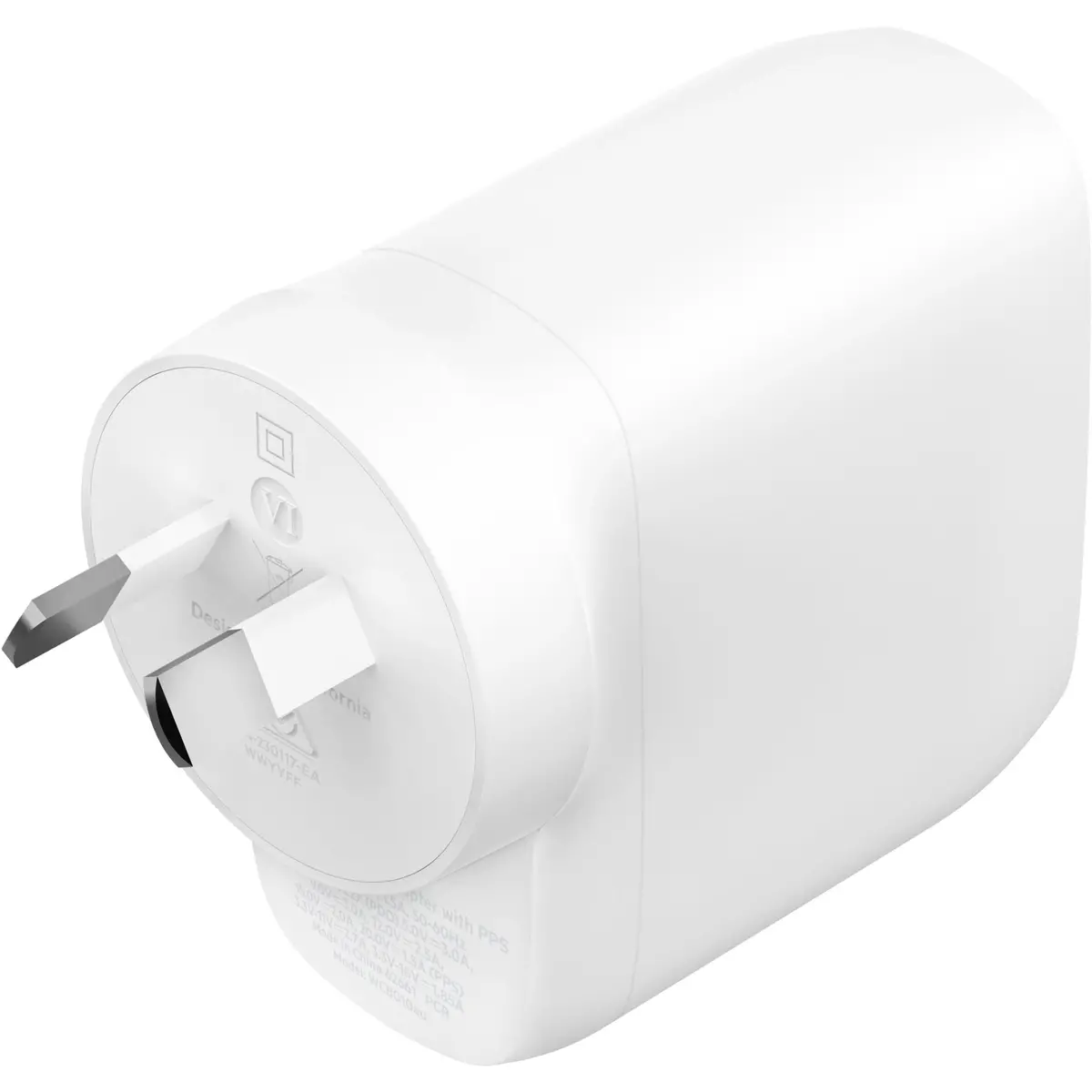 Belkin Boostup Charge Dual Usb-C Wall Charger With Pps 60W (White) 2
