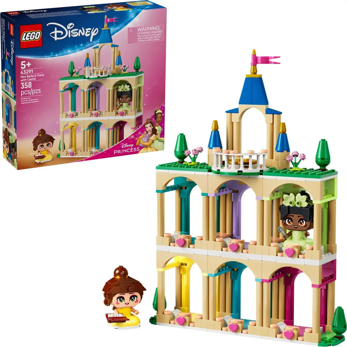 Lego 43291 Mini Belle And Tiana With Castle - Disney 1