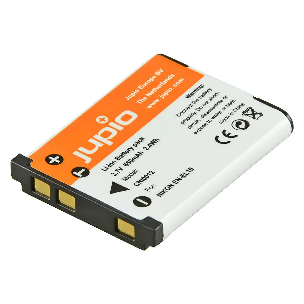 Jupio Li-Ion 3.7V 650Mah Rechargeable Battery For Nikon En-El10 Camera 1