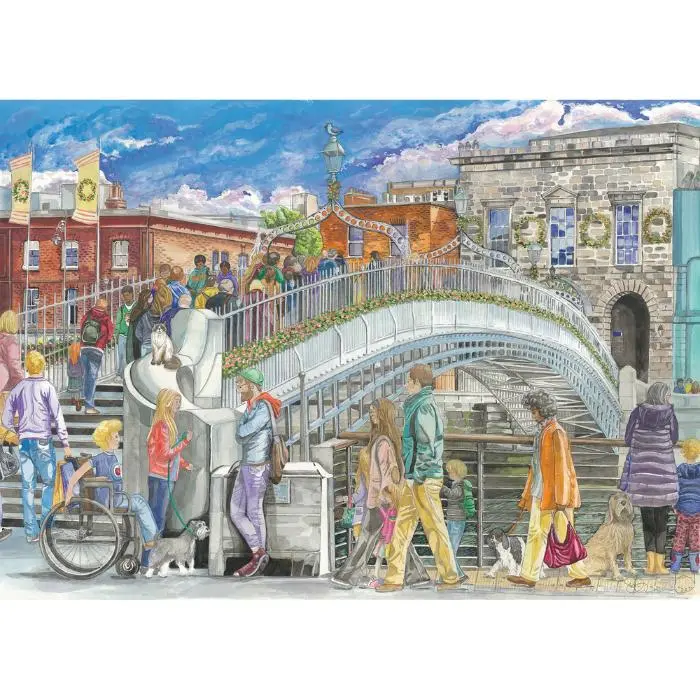 Gibsons 1000Pc Ha'penny Bridge Puzzle 2
