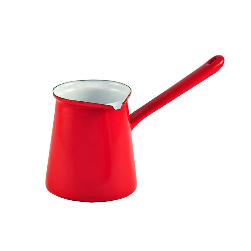 Urban Style 7Cm Enamel 750Ml Turkish Coffee Pot (Red) 1