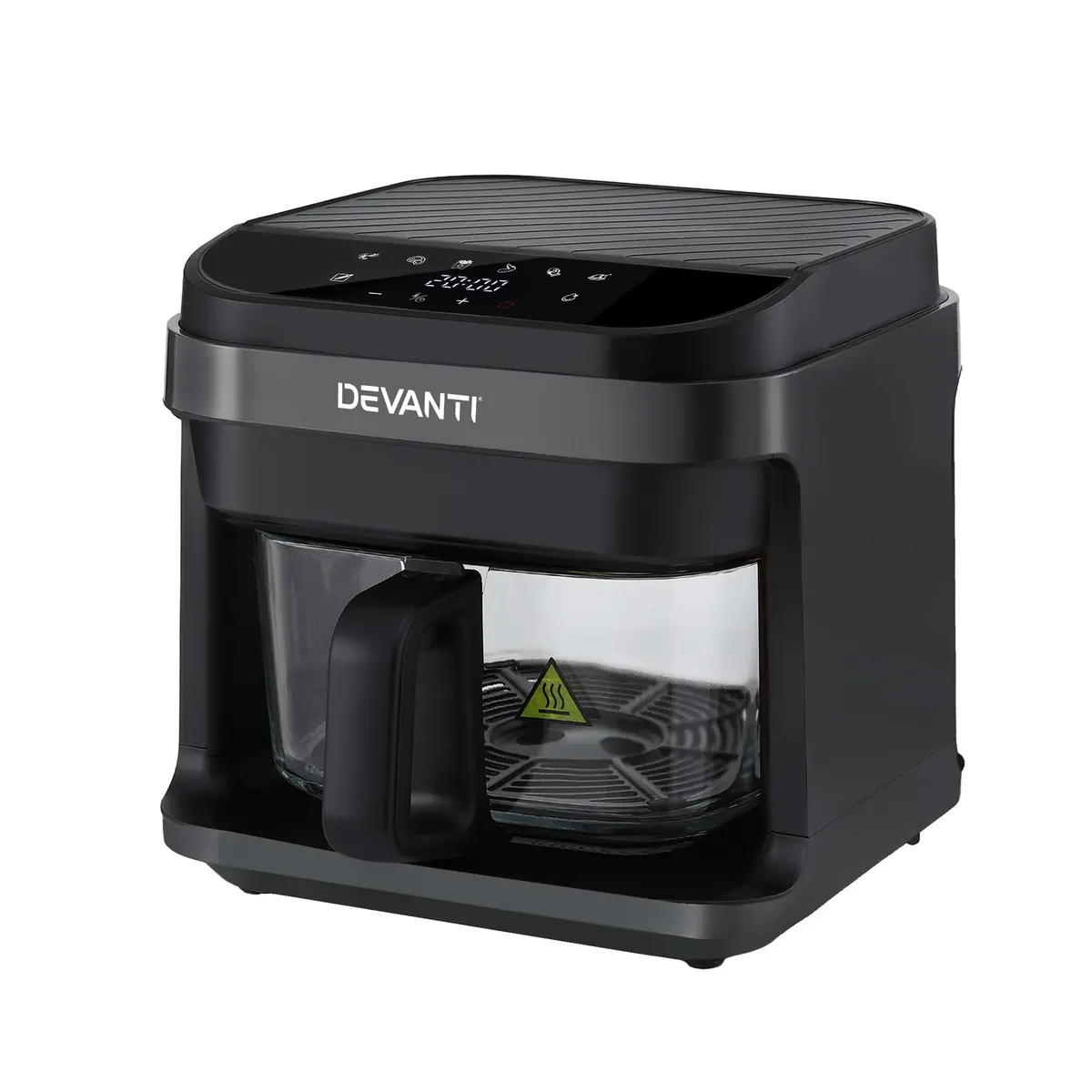Devanti Air Fryer 5.5L Touch Control Electric Cooker 1200W Black 1
