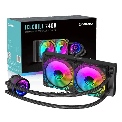 Gamemax Icechill 240V Liquid Cpu Cooler (Black) 1
