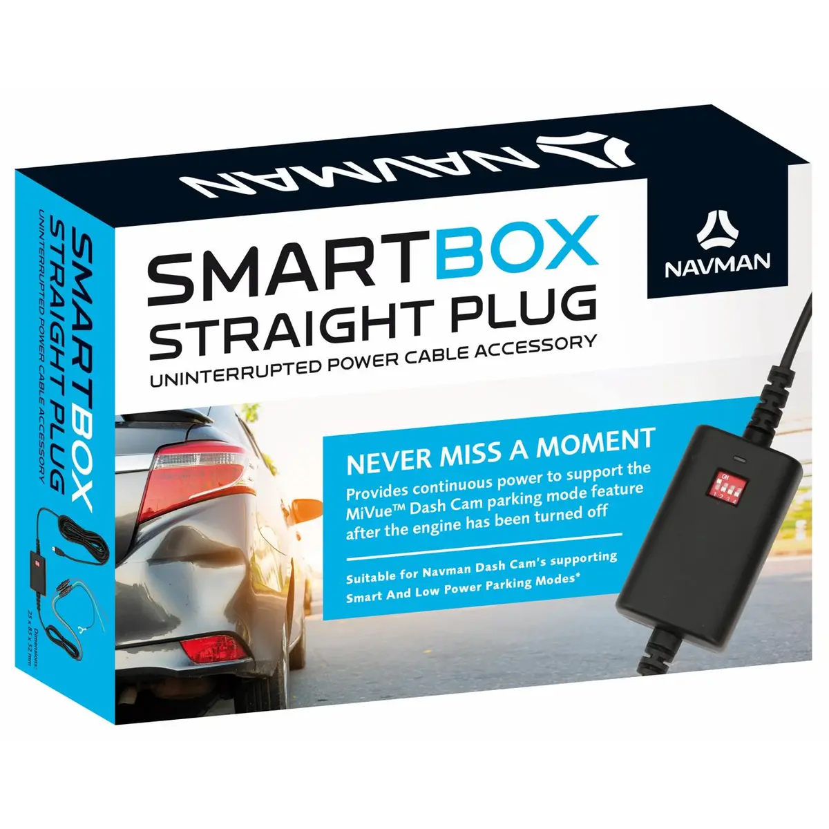 Navman Mivue Smartbox Straight Plug For Mivue Dash Cam 2