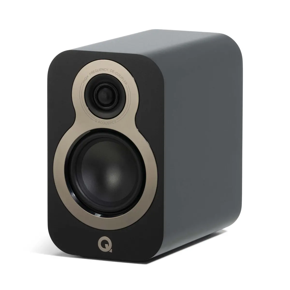 Q Acoustics 3010C Bookshelf Speakers Satin Black Pair 1