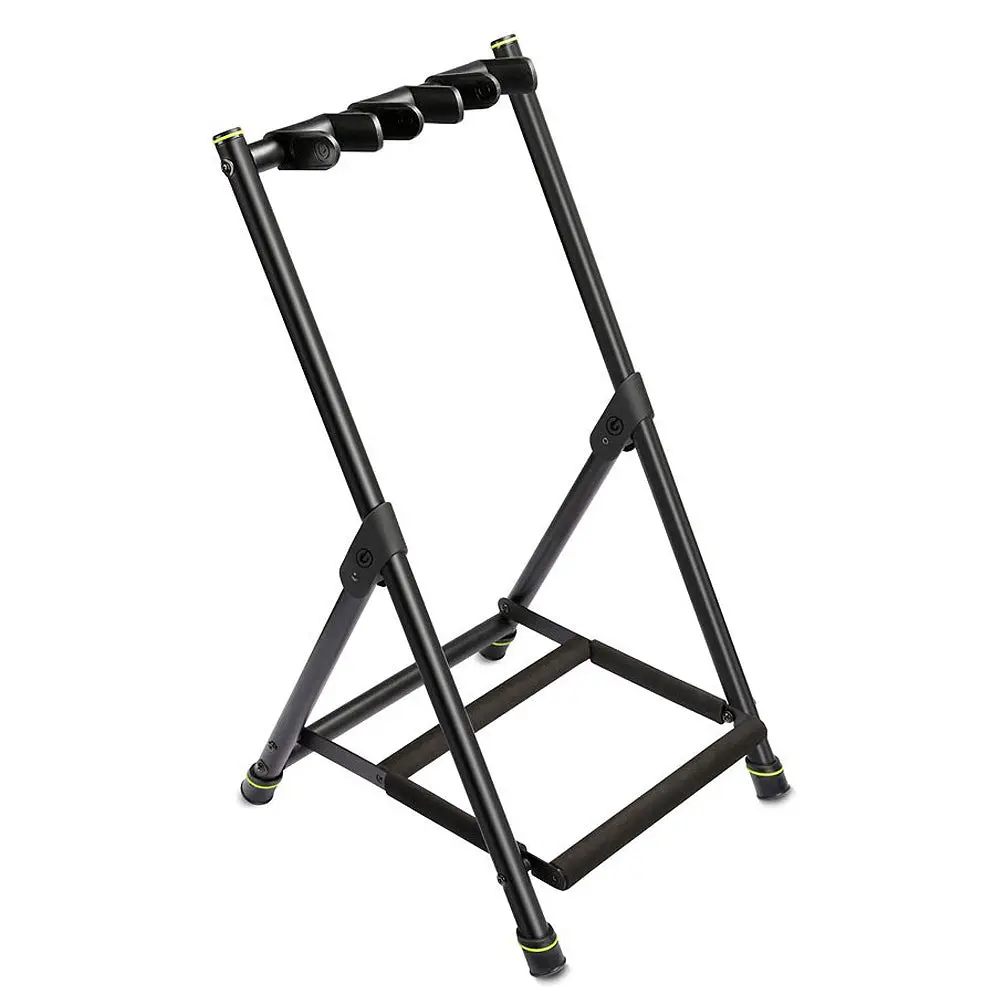 Gravity Varig3 Multiple 3-Rack Stand Storage For Acoustic/Bass Guitar Black 1