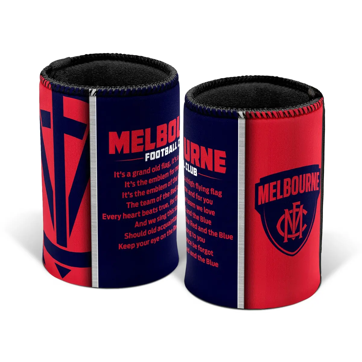 Afl - Melbourne Demons - Team Song Can Cooler/ Stubby Holder 1