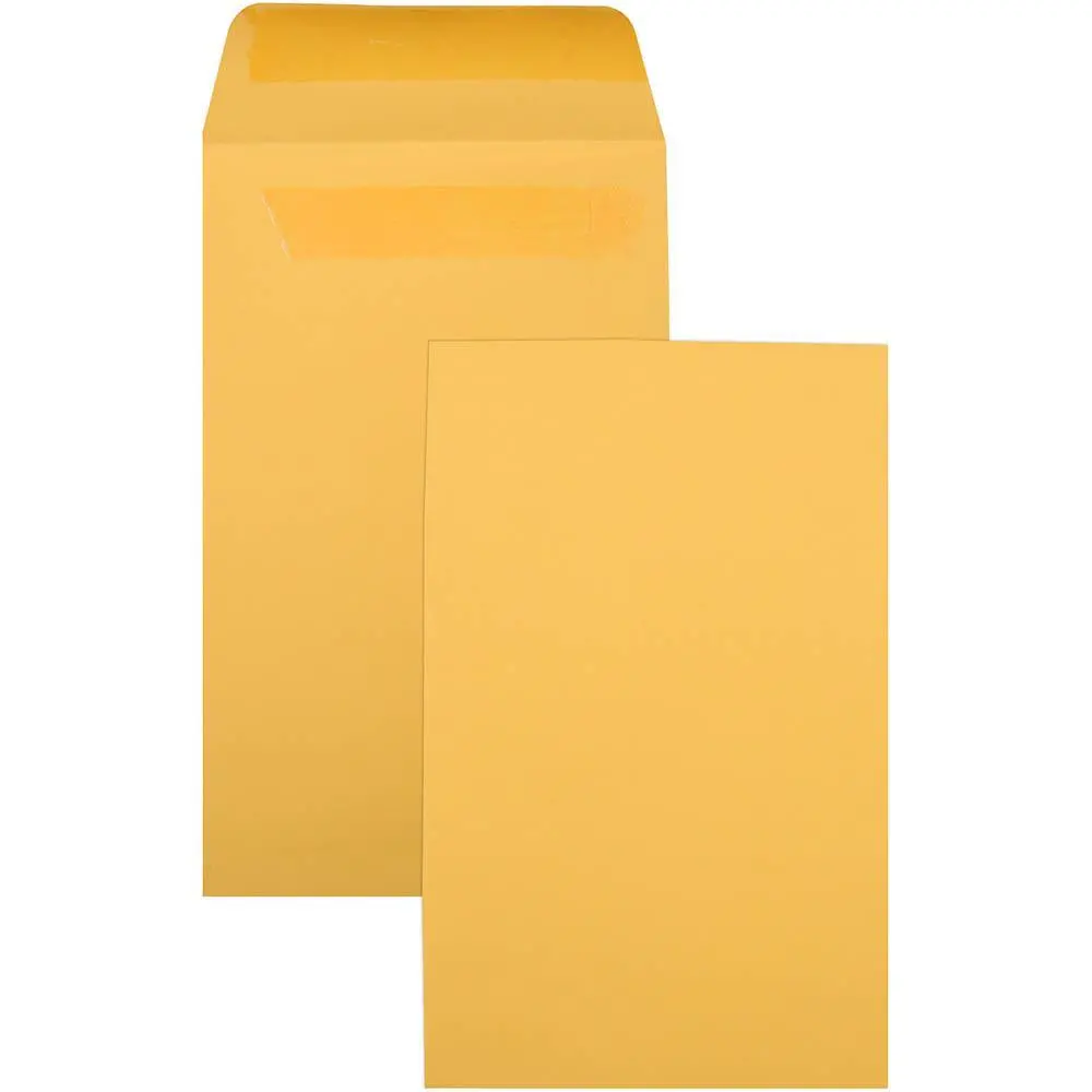 Cumberland Envelopes P6 Seed Pocket Self Seal 135X80mm Gold Box 1000 1