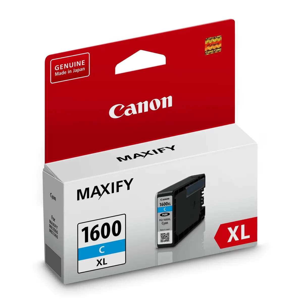 Canon Maxify Pgi1600xl High Capacity Ink Cartridge (Cyan) 1
