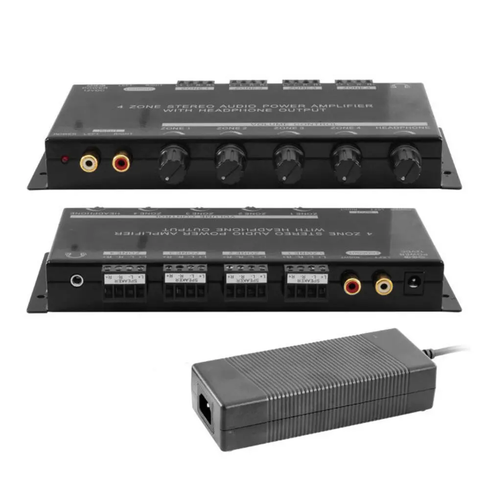 Pro2 Pro1300 4 Zone Stereo Audio Power Amplifier With Headphone Output 2