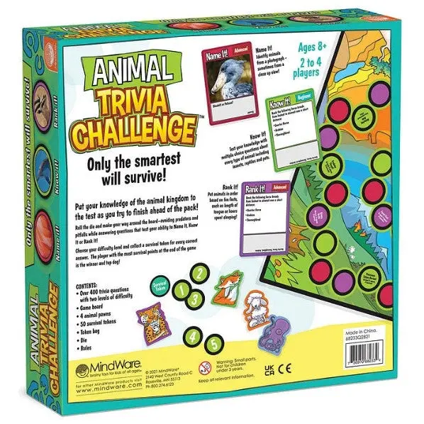 Mindware Animal Trivia Challenge Game 2