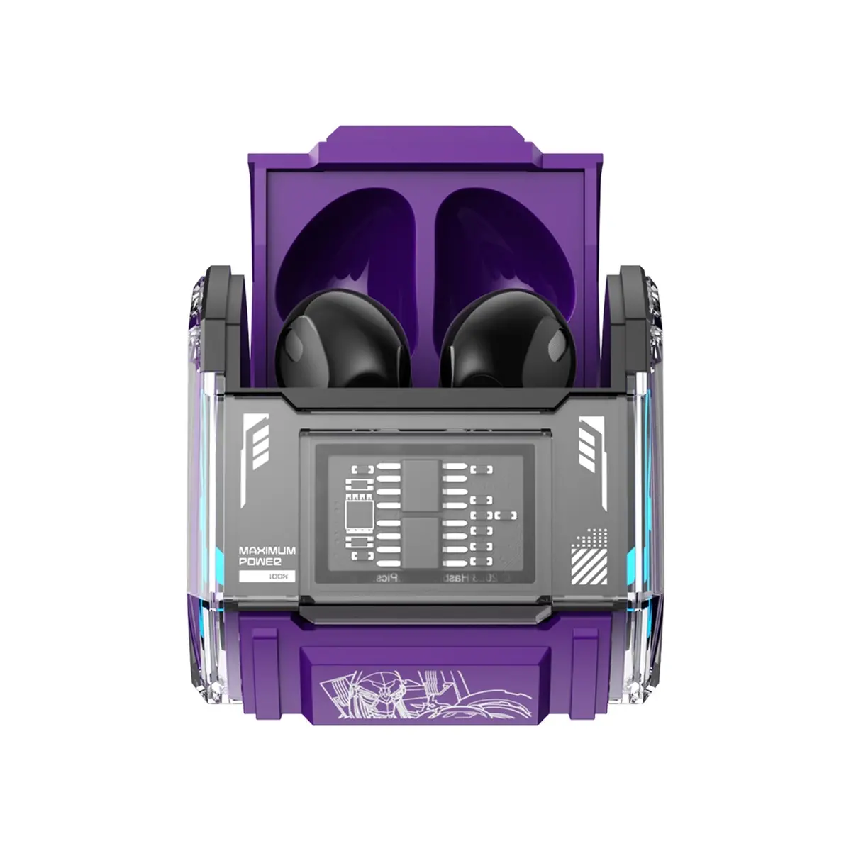 Transformers Mg-C03 True Wireless Bluetooth Earbuds (Nightbird Purple) 2