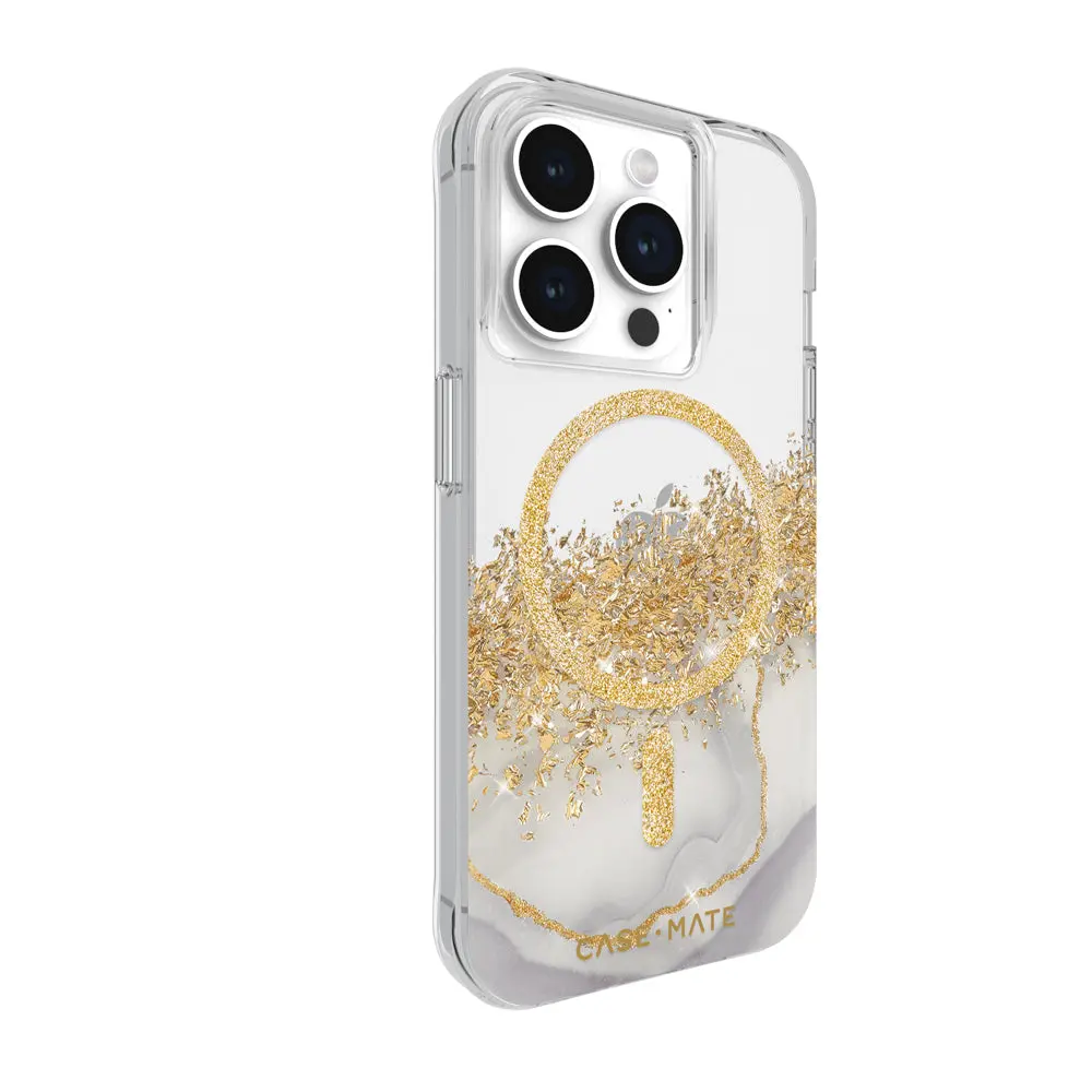 Case-Mate Karat Case For Iphone 15 Pro (Magsafe) - Marble 2