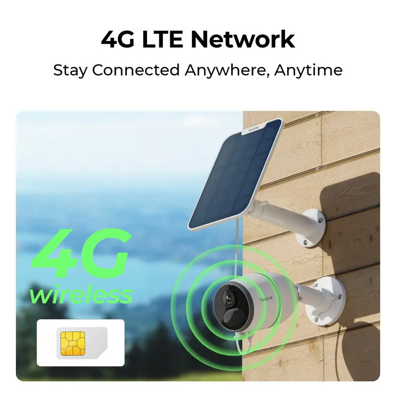 Reolink 4G Security Camera Outdoor Wireless Go Plus With Solar Panel 2