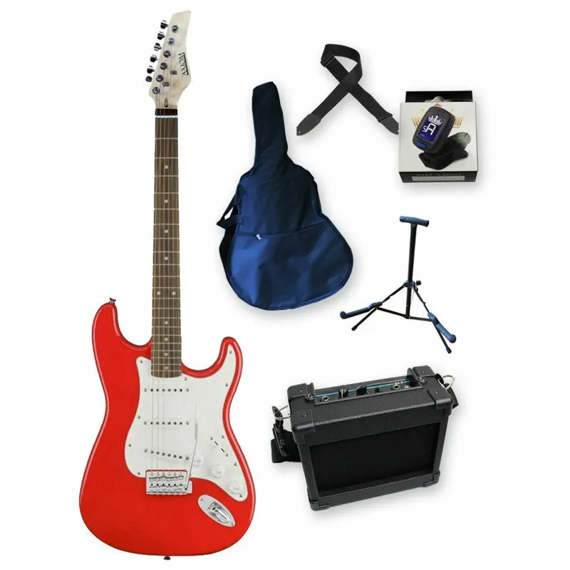 Axiom Discovery Beginner Electric Guitar Pack (Red) 1