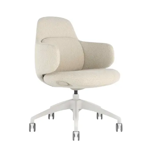 Desky Arco Office Chair - Cream 1
