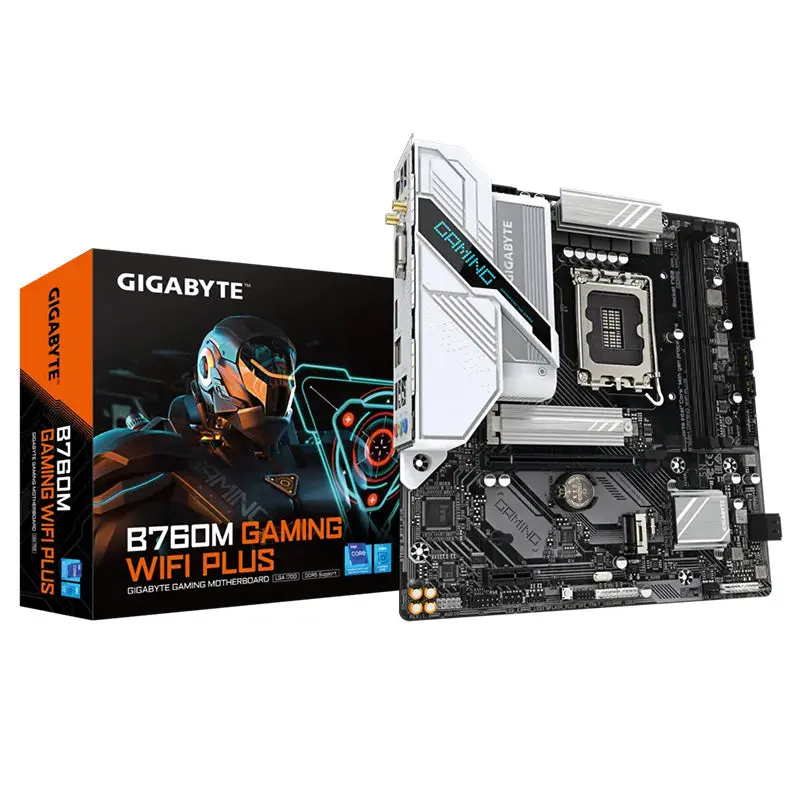 Gigabyte B760m Gaming Wifi Plus Lga 1700 Matx Motherboard (Ga-B760m-G-Wifi-Plus) 1