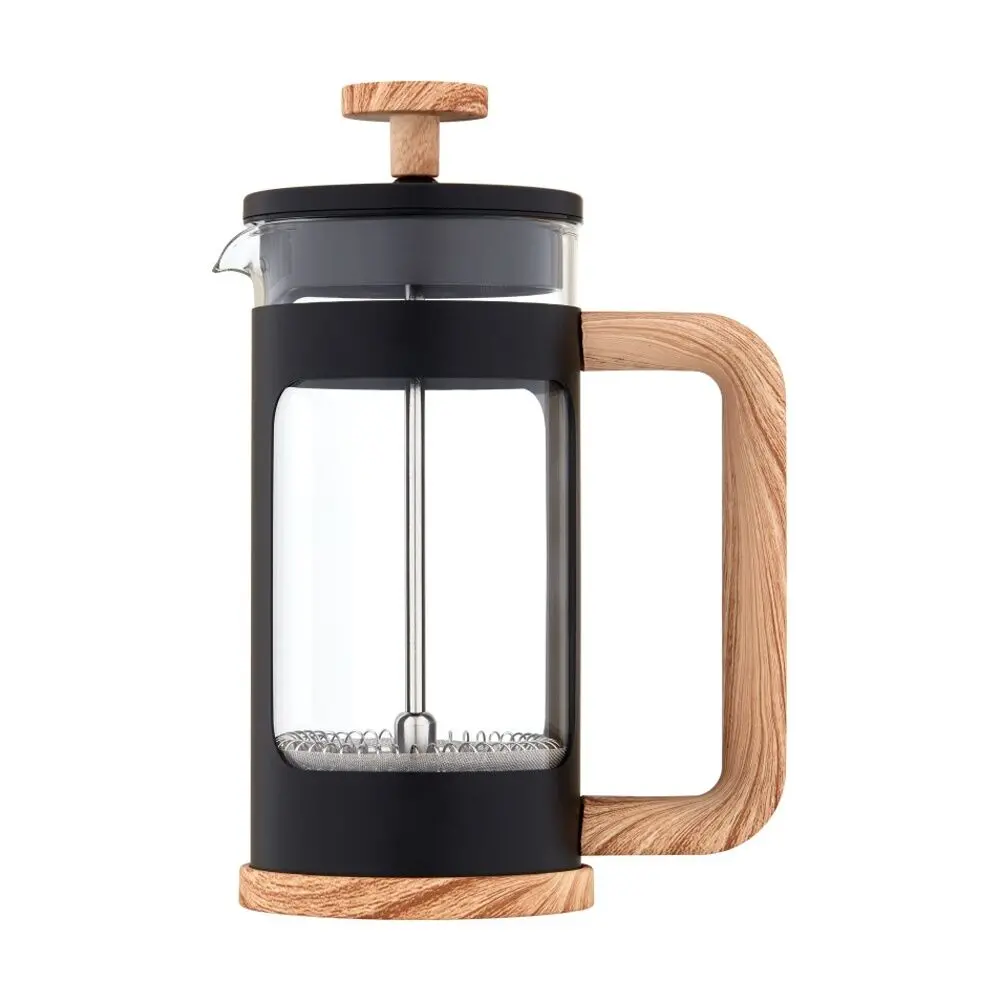Euroline Plunger French Press Coffee Maker Durable Glass 350Ml (Black) 1