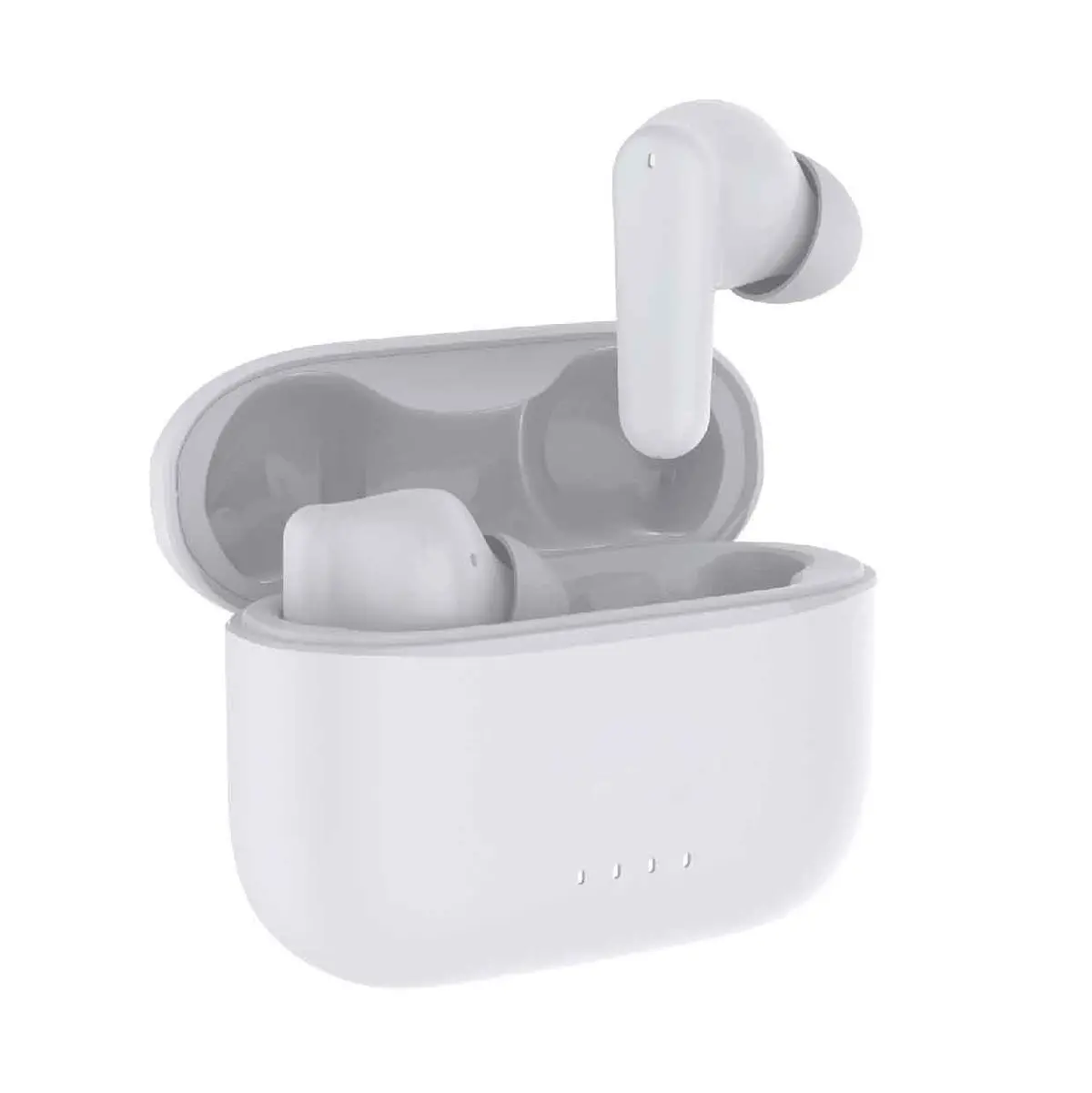 Laser Tws Earbuds With Charge Case (White) 1
