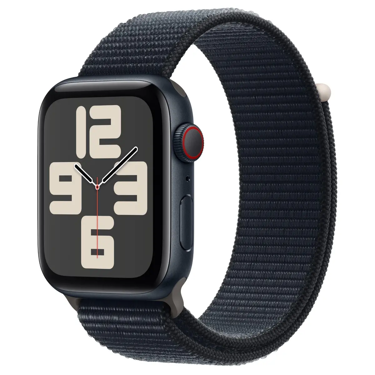 Apple Watch Se 44Mm Midnight Aluminium Case Gps + Cellular Sport Loop [2023] 1