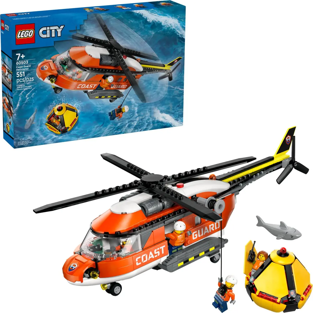 Lego 60503 Coast Guard Helicopter - City 1