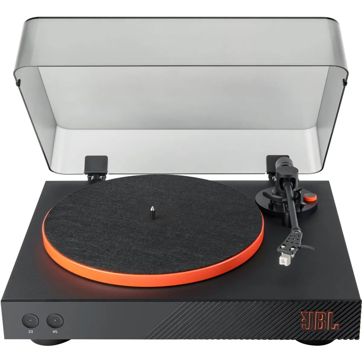 Jbl Spinner Bt Bluetooth Turntable (Black/Orange) 1