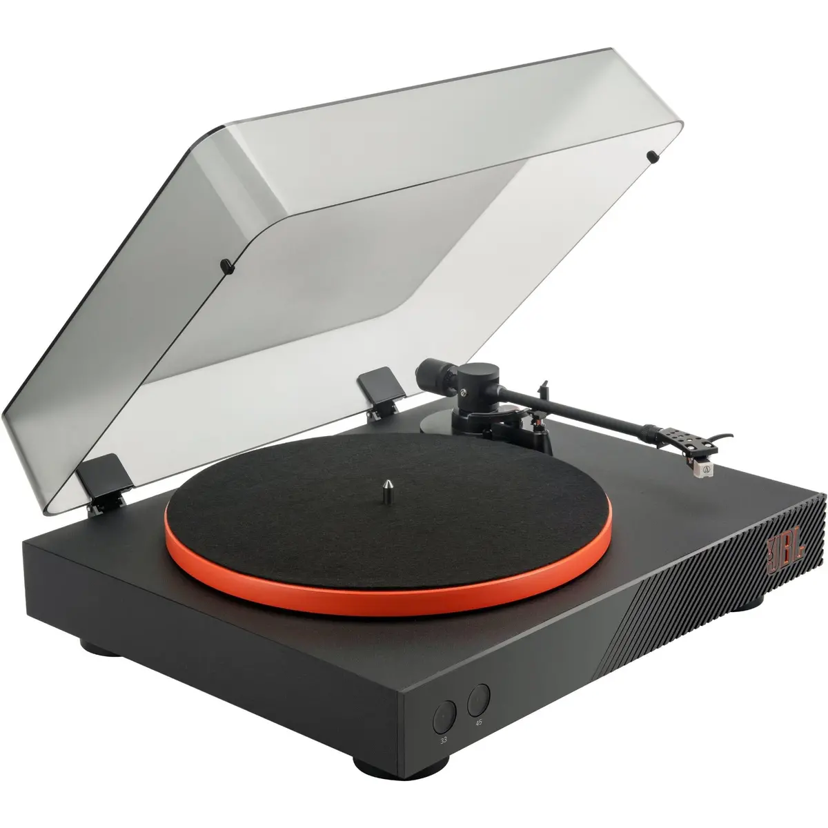 Jbl Spinner Bt Bluetooth Turntable (Black/Orange) 2